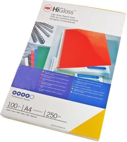 GBC HiGloss - 100 pcs. - 250 g/m² - binding cover