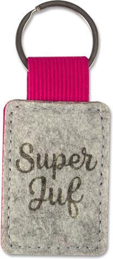 Juffen cadeau-Sleutelhanger- Superjuf