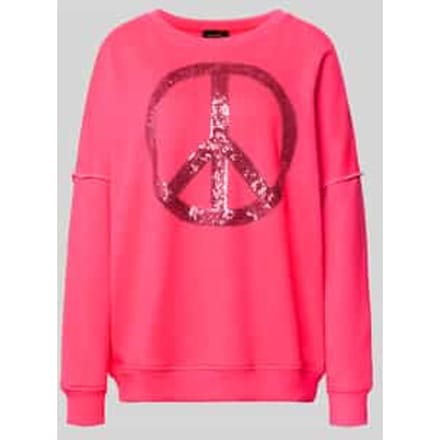 Oversized sweatshirt van katoenmix