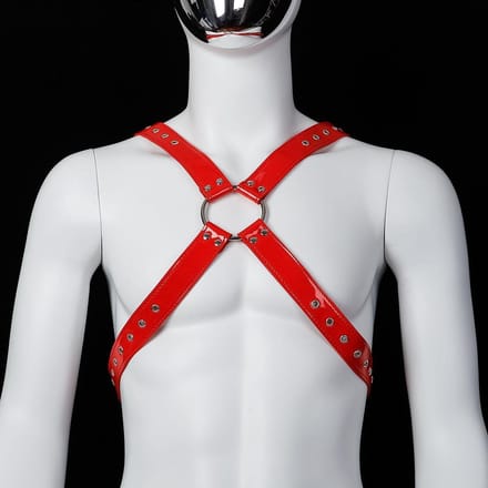 Banoch | Chest harness Radin - imitatie leren harnas voor man