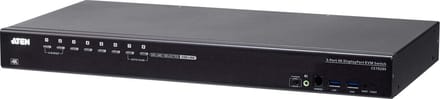 ATEN 8-Port USB True 4K DisplayPort KVM Switch wit