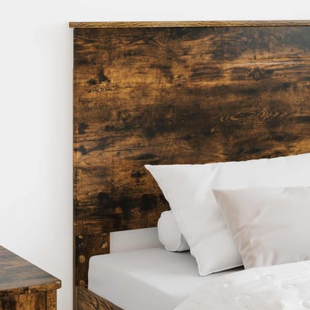vidaXL - Hoofdbord - Gerookte - Eik - 100 - cm - Geconstrueerd - hout