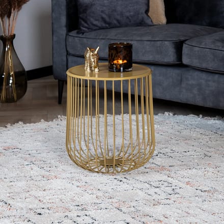 Bronx71® Salontafel Tygo goud metaal