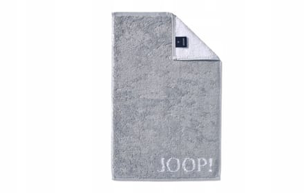 Ja! Terry Handdoek 30x50 cm Doubleface - Zilver/Grijs