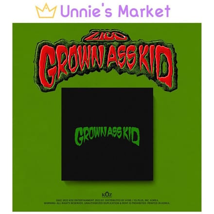 ZICO [Grown Ass Kid] 4e Mini Album 1ea black