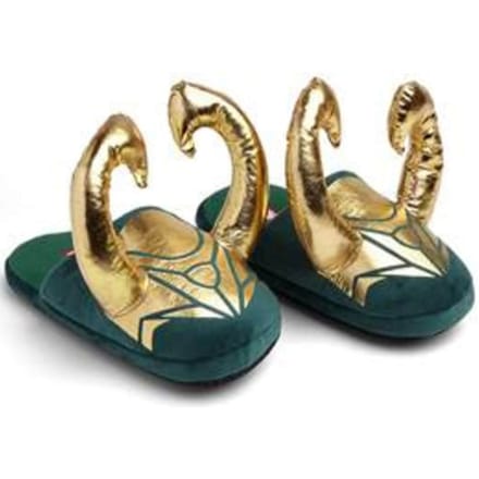 Marvel Loki Horned Slippers - S-M
