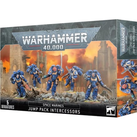 Figurine Games Workshop Warhammer 40k - Space Marines Intercessors avec Reacteurs Dorsaux