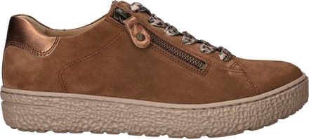 Hartjes 162.1401 Phil Sneakers - Suède - Dames - Bruin - Maat 41