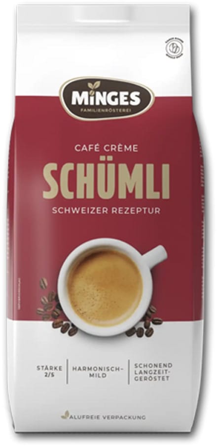 Minges - CafÃ© CrÃ¨me SchÃ¼mli Bonen - 8x 1kg