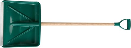 Polymeer Schuiver - Tuinschep - Sneeuw Verwijderen - PEFC Gecertificeerd Hout - 45 cm Breed - Groen
