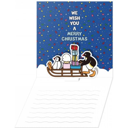 Pingu X Taeng   Kerstkaarten Set 13   Officiële Md blue