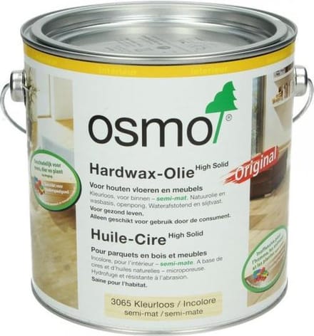 Osmo Hardwaxolie 3065 Semi-Mat - 0,75 Liter