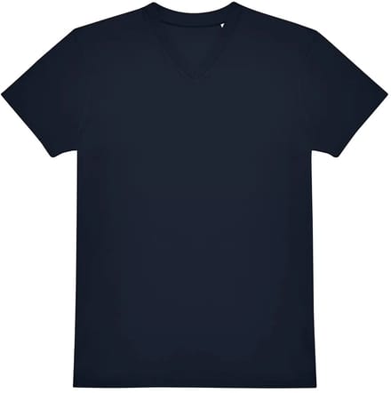 T-shirt met V-hals B&C 150