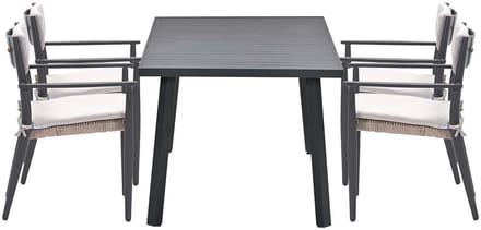 Garden Impressions Parijs tuinstoelen 4 stuks + Terni tafel 160 cm