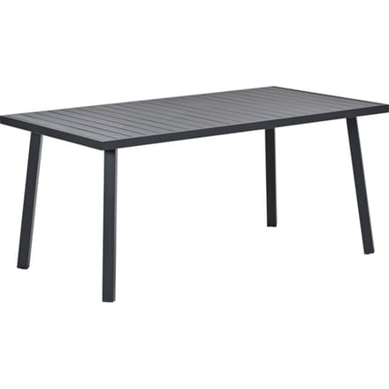 Garden Impressions Terni aluminium tuintafel 160x90 cm carbon black