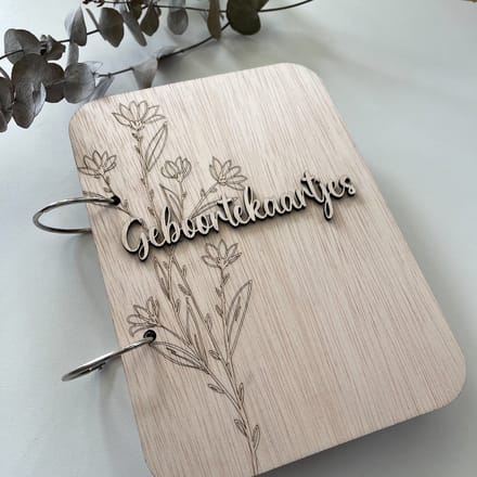 Geboortekaartjes bundel (bloem)