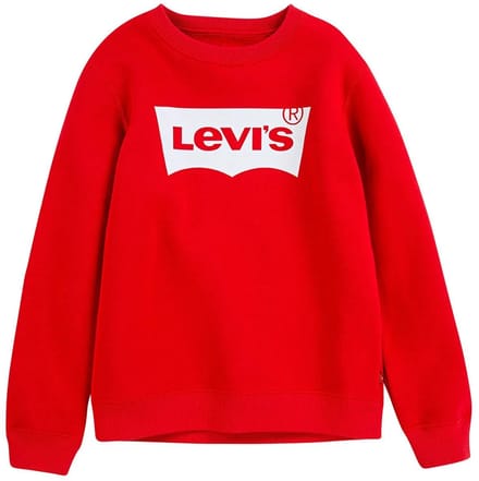 Levi's jongens BATWING CREWNECK SWEATSHIRT LEVIS RED/WHITE
