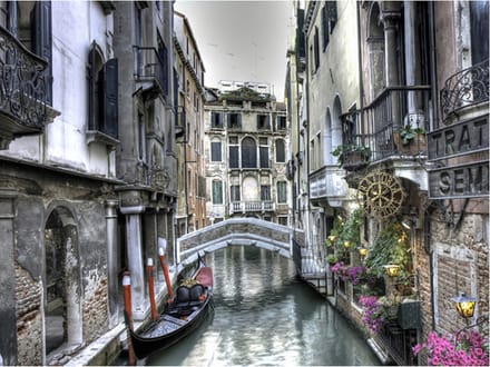 Fotobehang - Romantische Venetië.