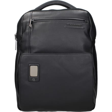 Piquadro Zwart Leren Rugzak
