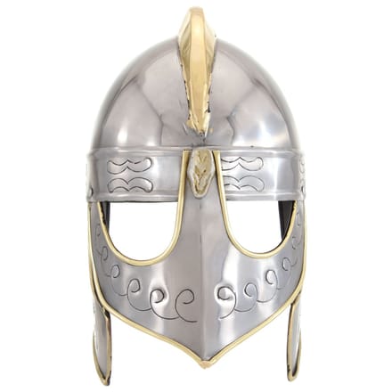 vidaXL - Beowulfhelm - replica - LARP - staal - zilverkleurig