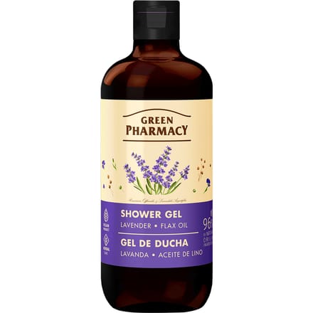 Green Pharmacy Shower Gel Lavender And Flax Oil 500 ml
