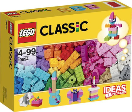Creatieve felgekleurde aanvulset