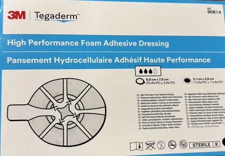3M - Tegaderm - Klevend schuimverband - 10 cm x 11 cm
