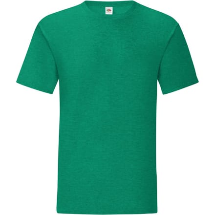 Fruit of the Loom Iconisch T-shirt voor heren (set van 5) (Heide Groen)