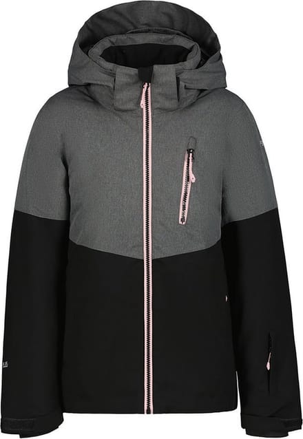 Icepeak Lanett Jr Jas Zwart,Grijs 7-8 Years Meisjes