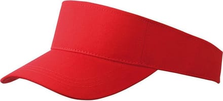 Myrtle Beach Volwassenen Unisex Fashion Sunvisor (Rood)