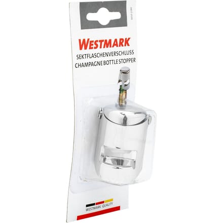 Westmark champagneflessenstop, luchtdicht, staal, verchroomd, 60102270