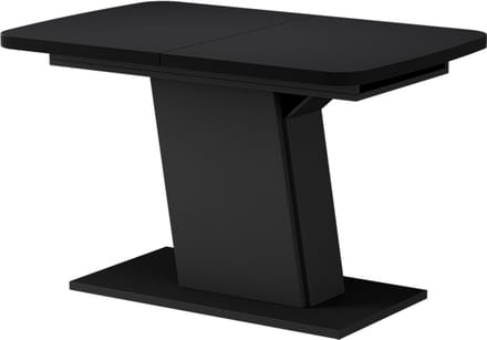Vicco Eettafel Fenaro, Zwart, 120-160 x 80 cm uitschuifbaar