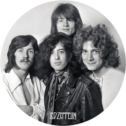 Signs USA - wandbord - dibond - Led Zeppelin - Rond 20 cm