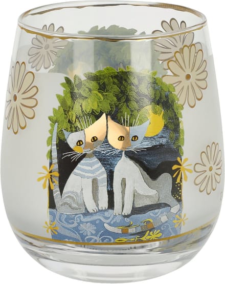 Goebel - Rosina Wachtmeister | Windlicht Al chiaro di luna | Glas - 9cm