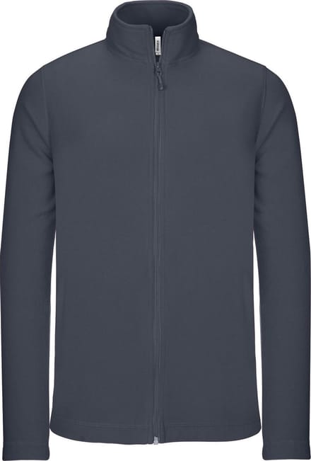 Kariban Heren Full Zip Microfleece Jasje (Konvooi Grijs)