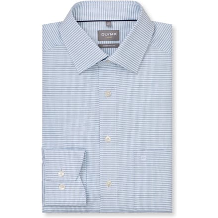 OLYMP Luxor Overhemd, Comfort Fit, New Kent, Bleu