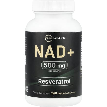 Micro Ingredients, NAD+, 240 Veggie Capsules
