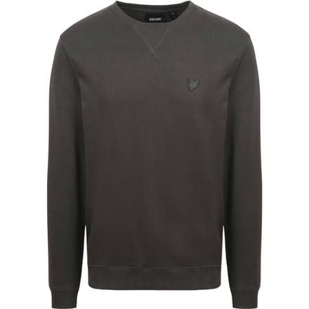 Lyle & Scott tonaal Eagle-logo donkergrijs pull-over sweatshirt