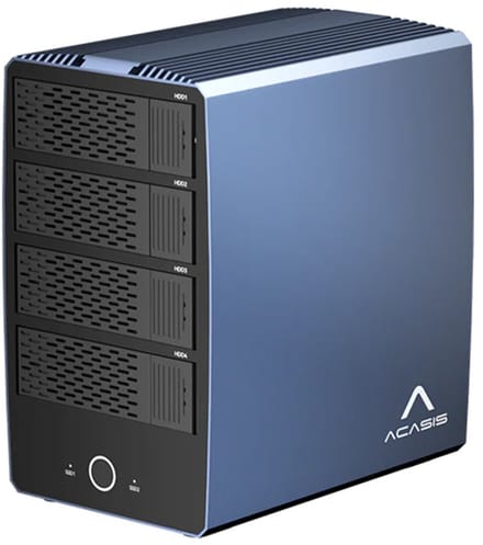 Acasis - 40Gbps - 6-bay Hybride Array - SATA- en NVMe-behuizing - Tot 136TB