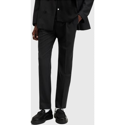AllSaints Langton Trouser Charcoal Grey Maat: W34 | Tailored Broeken Outlet | Heren | Grijs