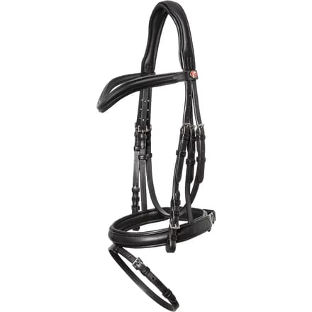 Hoofdstel Kieffer Ultrasoft Haflinger Curved Browband / Lined