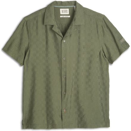 Scotch & Soda Solid Camp Shirt Thyme Taglia: S | Camicie Casual Outlet | Uomo