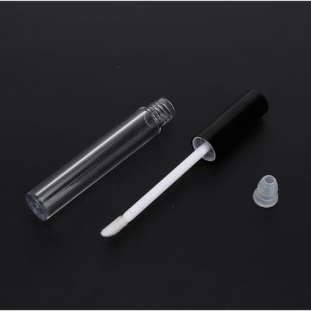 Lot de 10 flacons rechargeables pour gloss à lèvres, tubes vides pour baume à lèvres, accessoires de maquillage black