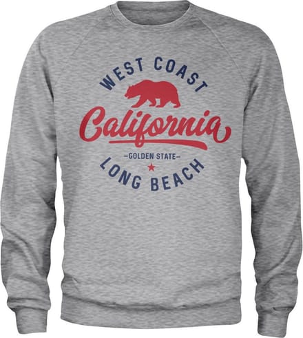 West Coast California-sweatshirt, heathergrijs