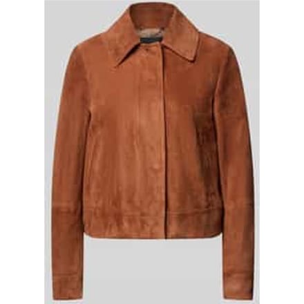 Regular fit leren jack van echt geitenleer model 'SAMARO'