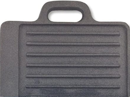 MKSS® Grillplaat Inductie - Bakplaat - Gietijzer - Zwart