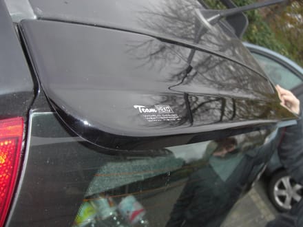Team Heko Fiat Panda spoiler - dakspoiler zwart - type 169 - 2003-2012
