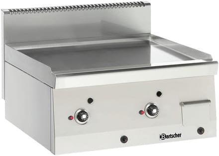 Bartscher Bakplaat - Gas - Serie 600 - Glad - 7-6kW - 600x600x430mm