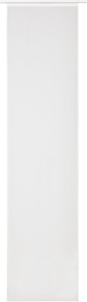 Elbersdrucke Schuifgordijn Feel Good Uni 245x60 cm wit transparant