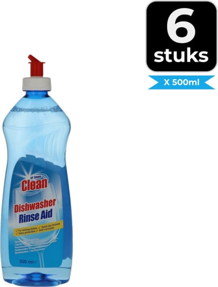 At Home Spoelglansmiddel 500 ml - Voordeelverpakking 6 stuks